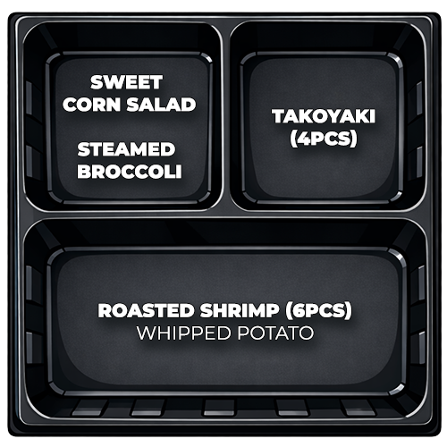 Roasted Shrimp Bento